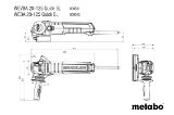 Slika KOTNI BRUSILNIK WEBA 20-125 Quick BL Metabo