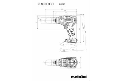 Slika BATERIJSKI VREZOVALNIK NAVOJEV GB 18 LTX BL Q I Metabo