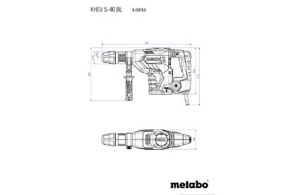 Slika KOMBINIRANO KLADIVO KHEV 5-40 BL Metabo