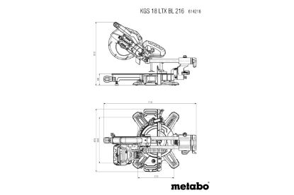 Slika BATERIJSKA ZAJERALNA ŽAGA KGS 18 LTX BL 216