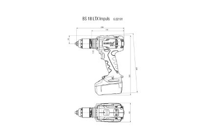 Slika VRTALNIK BATERIJSKI / VIJAČNIK BS 18 LTX Impuls Metabo