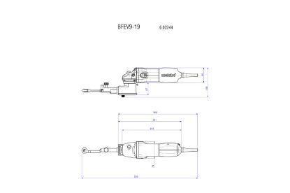 Slika TRAČNI BRUSILNIK BFE 9-20 SET Metabo