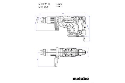 Slika RUŠILNO KLADIVO MHEV 11 BL Metabo