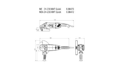 Slika BRUSILKA KOTNA WE 24-230 MVT Quick