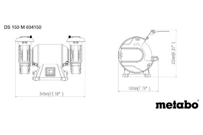 Slika MIZNI BRUSILNIK DS 150 M Metabo