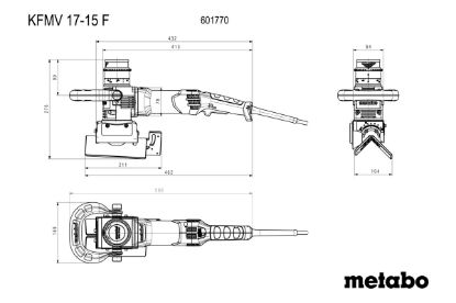 Slika REZKALNIK ROBOV-ROBILNIK KFMV 17-15 F METABO