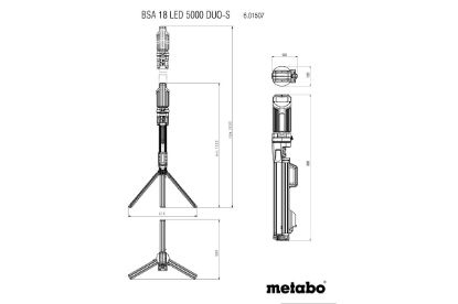 Slika BATERIJSKA SVETILKA BSA 18 LED 5000 DUO-S
