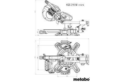 Slika ZAREJALNA ŽAGA KGS 216 M METABO
