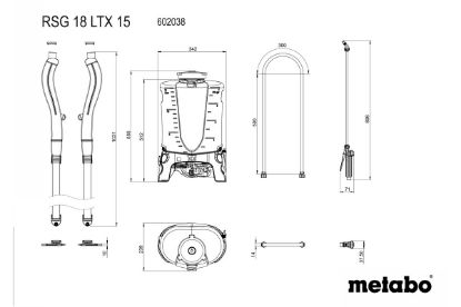 Slika BATERIJSKI ŠKROPILNIK RSG 18 LTX 15