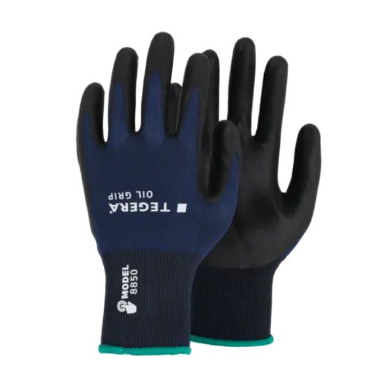Rokavice delovne nitrilne Oil grip, Tegera, 8850