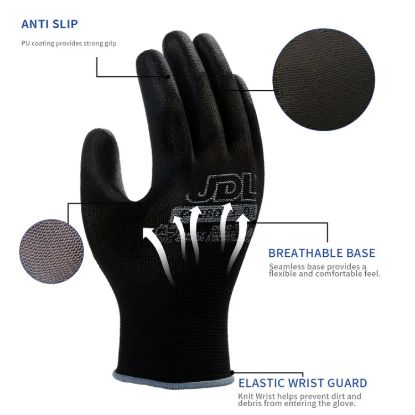 Slika Rokavice za fina montažna dela, črne, PN8003