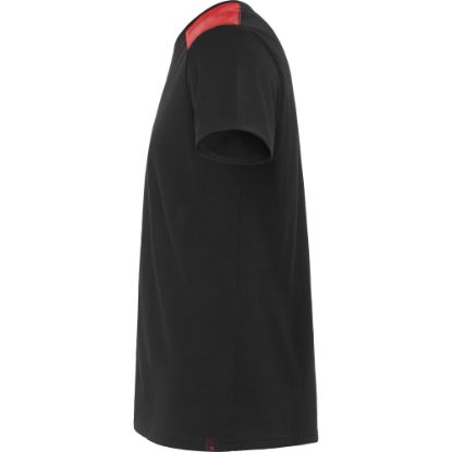 Slika Majica s kratkimi rokavi, moška, črna/rdeča, CA8411