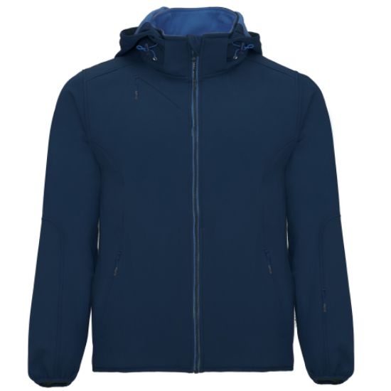 Jakna moška softshell, Siberia, temno modra, SS6428