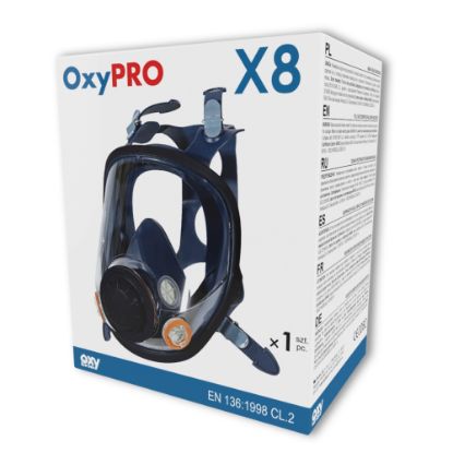 Slika Celoobrazna maska za večkratno uporabo, OXY-X8