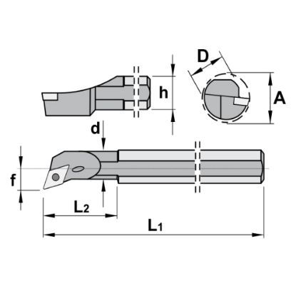 Slika GARNITURA: SCLC 95° A0608H-SCLCR06, A0810J-SCLCR06, A1012K-SCLCR06, A1216M-SCLCR