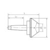 KONICA VRTLJIVA GOBASTA MK4 D160mm/60° BDS4X160X60°