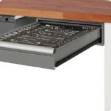 Slika MIZA DELOVNA 1500X700MM NAST. VIŠINA 790-1140MM, RAL7035/RAL7016 (2X PREDAL) RAU