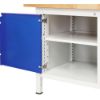 MIZA DELOVNA 1500X700MM NAST. VIŠINA 840-1040MM, RAL7035/RAL5010 (2X PREDAL + 2X