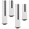 MIZA DELOVNA 1250X700MM NAST. VIŠINA 840-1040MM, RAL7035/RAL5010 (3X PREDAL + 1X