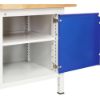 MIZA DELOVNA 1500X700MM NAST. VIŠINA 840-1040MM, RAL7035/RAL5010 (3X PREDAL + 1X