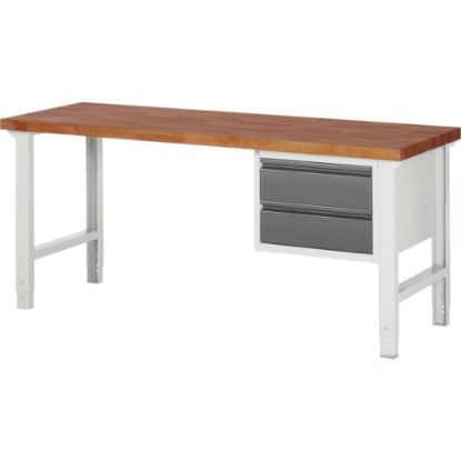 MIZA DELOVNA 2000X700MM NAST. VIŠINA 790-1140MM, RAL7035/RAL7016 (2X PREDAL) RAU