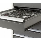 Slika MIZA DELOVNA 2000X700MM NAST. VIŠINA 890MM, RAL7035/RAL7016 (10X PREDAL) RAU