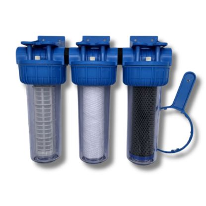 Slika FILTER VODNI MEHANSKI, TROJNI, PRIKLOP 3/4˝