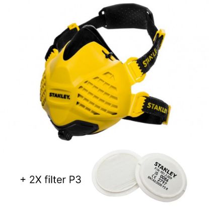 Slika MASKA POLOBRAZNA, 2X FILTER P3,VEL.M/L,  EN140:1998