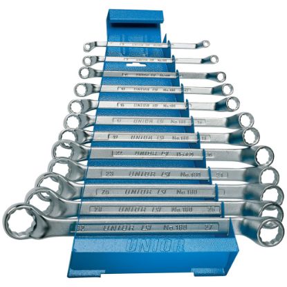 Slika GARNITURA OBROČNIH KLJUČEV NA KOVINSKEM STOJALU 6 - 32/12