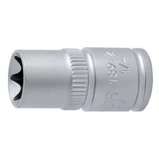 Ključ nasadni 1/4", z notranjim TX profilom, 189/2, Unior