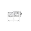 Adapter 1/2", 190.7/2, Unior