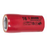 Slika Ključ nasadni 1/2", izoliran, 6 kotni, 190/2VDEDP, Unior