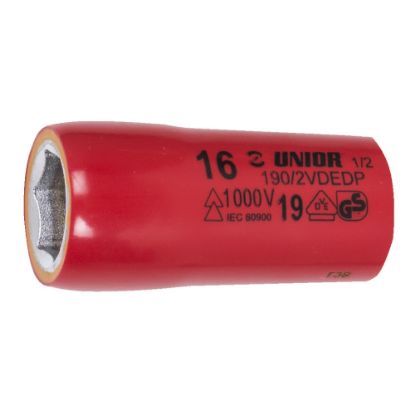 Slika Ključ nasadni 1/2", izoliran, 6 kotni, 190/2VDEDP, Unior