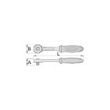 Slika RAGLJA ENOSMERNA 1/2" 1/2"