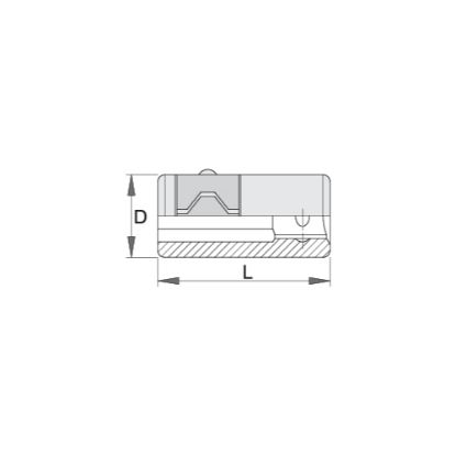 Slika ADAPTER ZA BITSE 1/4" - 1/4"