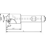 Slika REZKAR POSNEMALNI 45° D15/30mm  Z=1 (SOMX 11T308) V45.SOMX110.16C.Z1.R