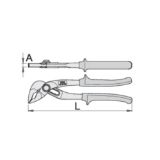 Slika KLEŠČE UNIVERZALNE 245mm  ART.447/1HPP  