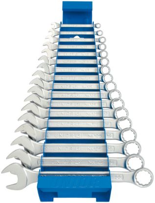 Slika GARNITURA KRATKIH VILIČASTO OBROČNIH KLJUČEV NA KOVINSKEM STOJALU 6 - 22/17