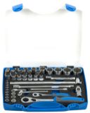 Slika KLJUČI NASADNI v gar. 1/2" in 1/4" v plastični kaseti Art.190BI6P43
