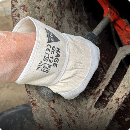 Slika Rokavice delovne iz usnja Hage 