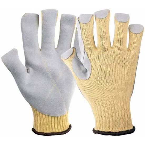 Rokavica delovna iz aramida in usnja