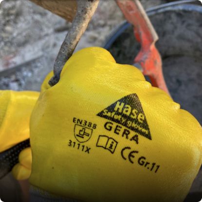 Slika Rokavice delovne vsestranske iz nitrila Gera