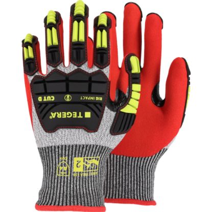 Slika Rokavice delovna za zaščito pred udarci RIG IMPACT 422 CUT D, TEGERA