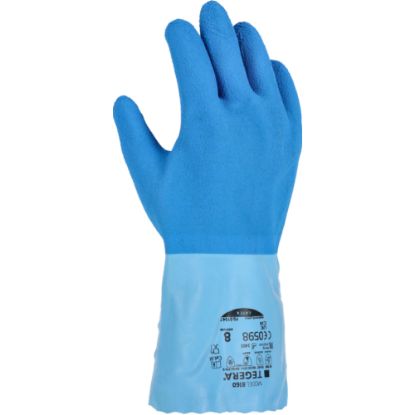 Slika Rokavice delovne za zaščito pred kemikalijami iz lateksa, TEGERA CHEMFORCE 8160
