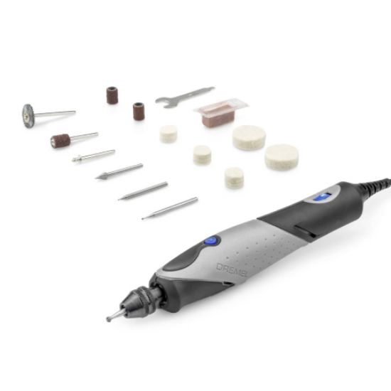 BRUSILNIK PREMI, 2050 STYLO+ S 15-DELNIM KOMPLETOM PRIBORA, DREMEL