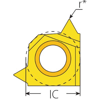 Slika Ploščice navojne rezkalne 55 TM tipa L