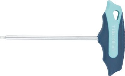 Slika TORX ključ za kotne zatiče s T-ročajem, TECWERK