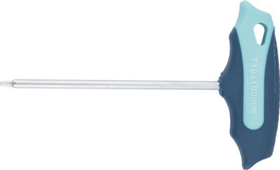 TORX ključ za kotne zatiče s T-ročajem, TECWERK