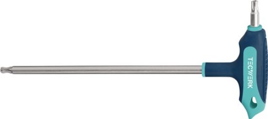 TORX ključ za kotne zatiče s T-ročajem, TECWERK