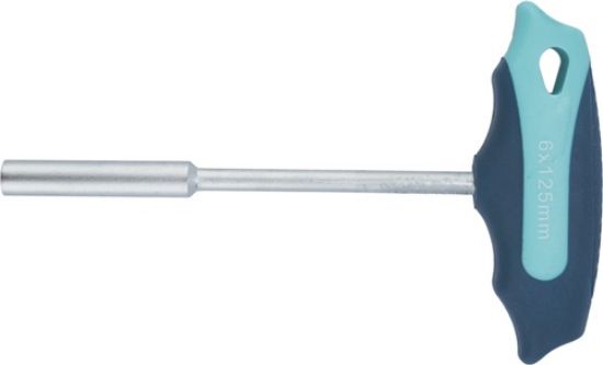 Šestrobi ključ z ročajem T, tip s 2-komponentnim ročajem TECWERK